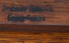 Stickley Brothers branded makers mark.